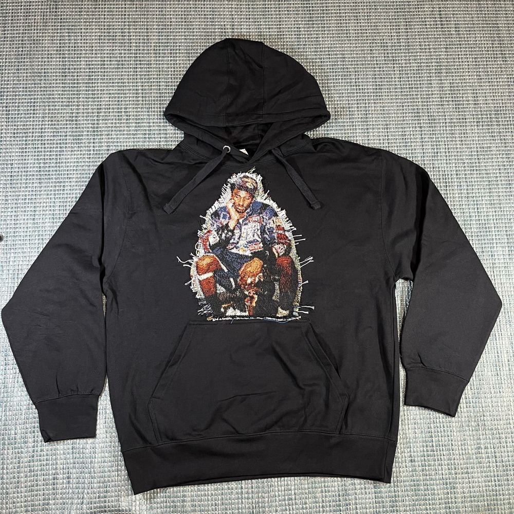 Team US‎ Sports Club Hand-Stitched Kobe Finals Hoodie (Black) Men’s XL